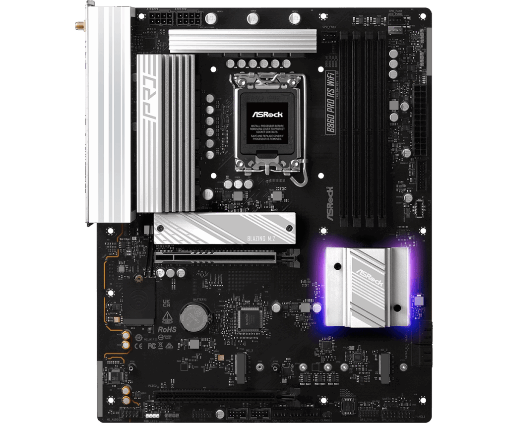 ASRock B860 PRO RS WIFI alaplap - Image 2